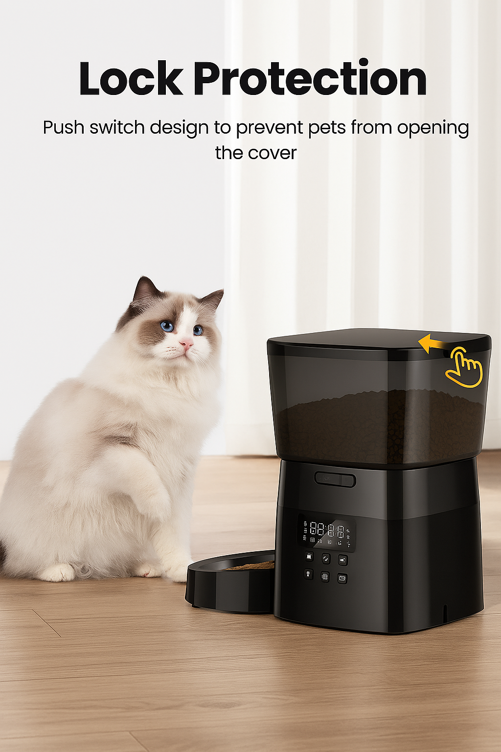 Automatic Pet Feeder Button Version