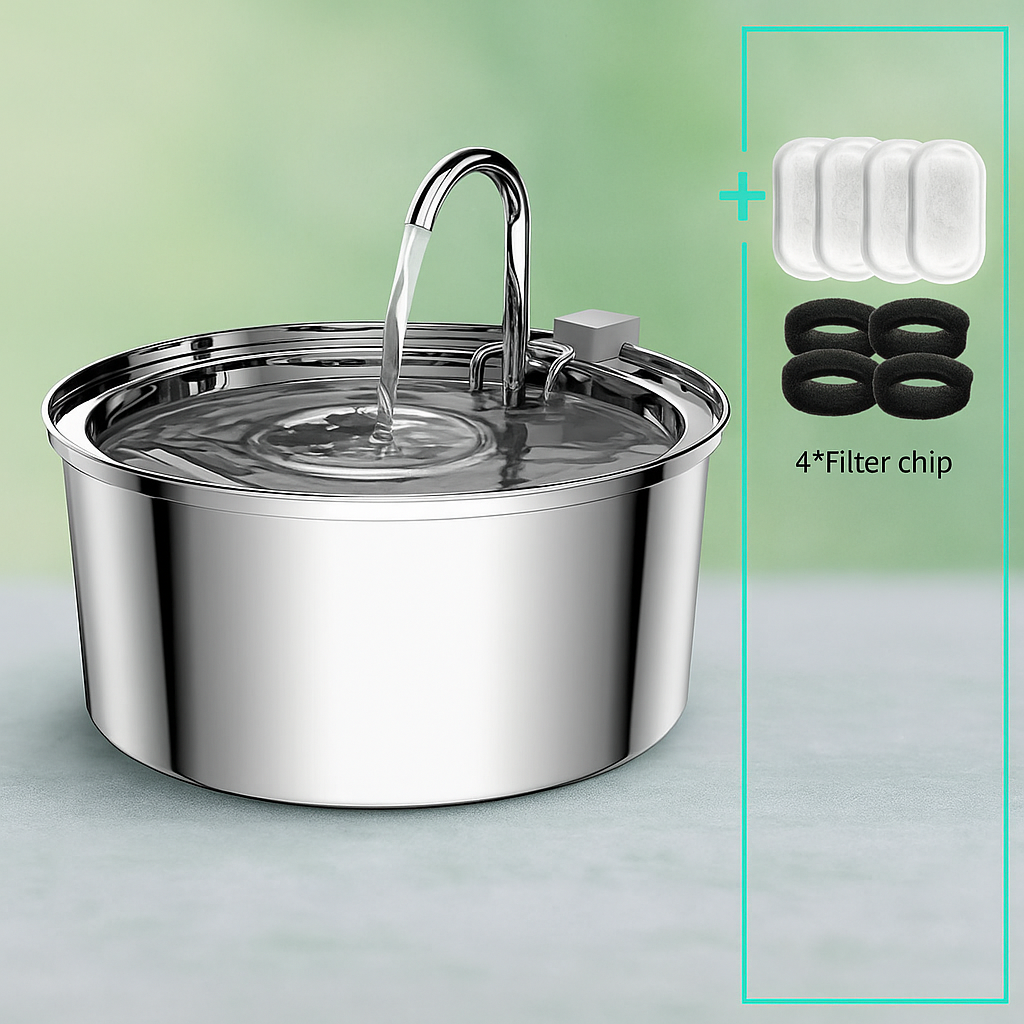Automatic Water Fountain for Cats and Dogs
