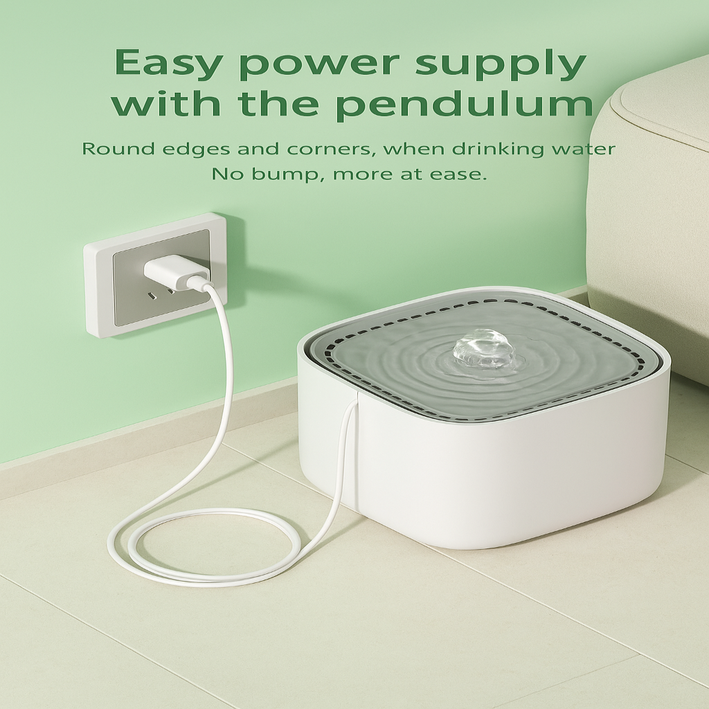 Cat Water Fountain Auto Recirculate