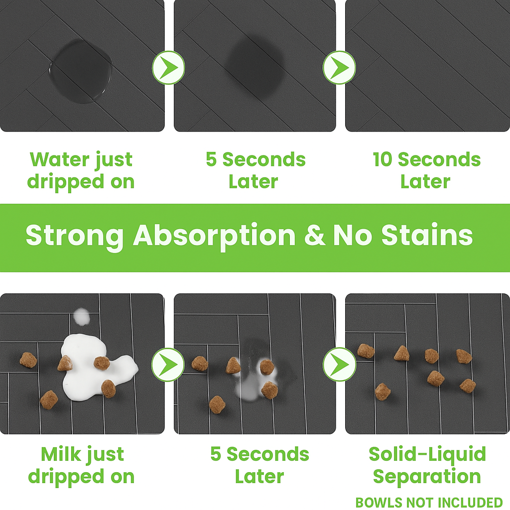 Pet Feeding Mat-Absorbent