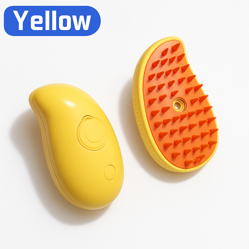 Pet Spray Massage Brush – Massaging Brush with Spray and One-Button Hair Removal