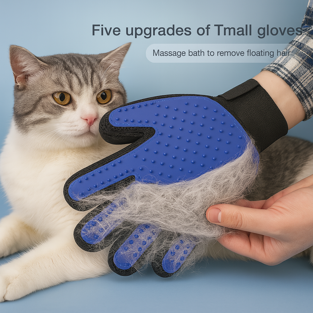 Silicone Pet Grooming Gloves