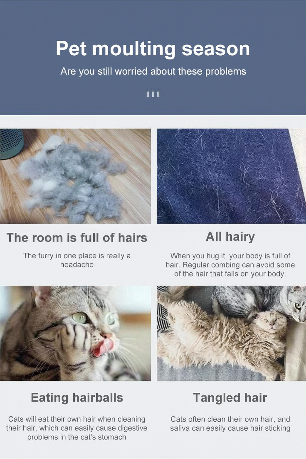 Hair Remover Brush Cat Dog