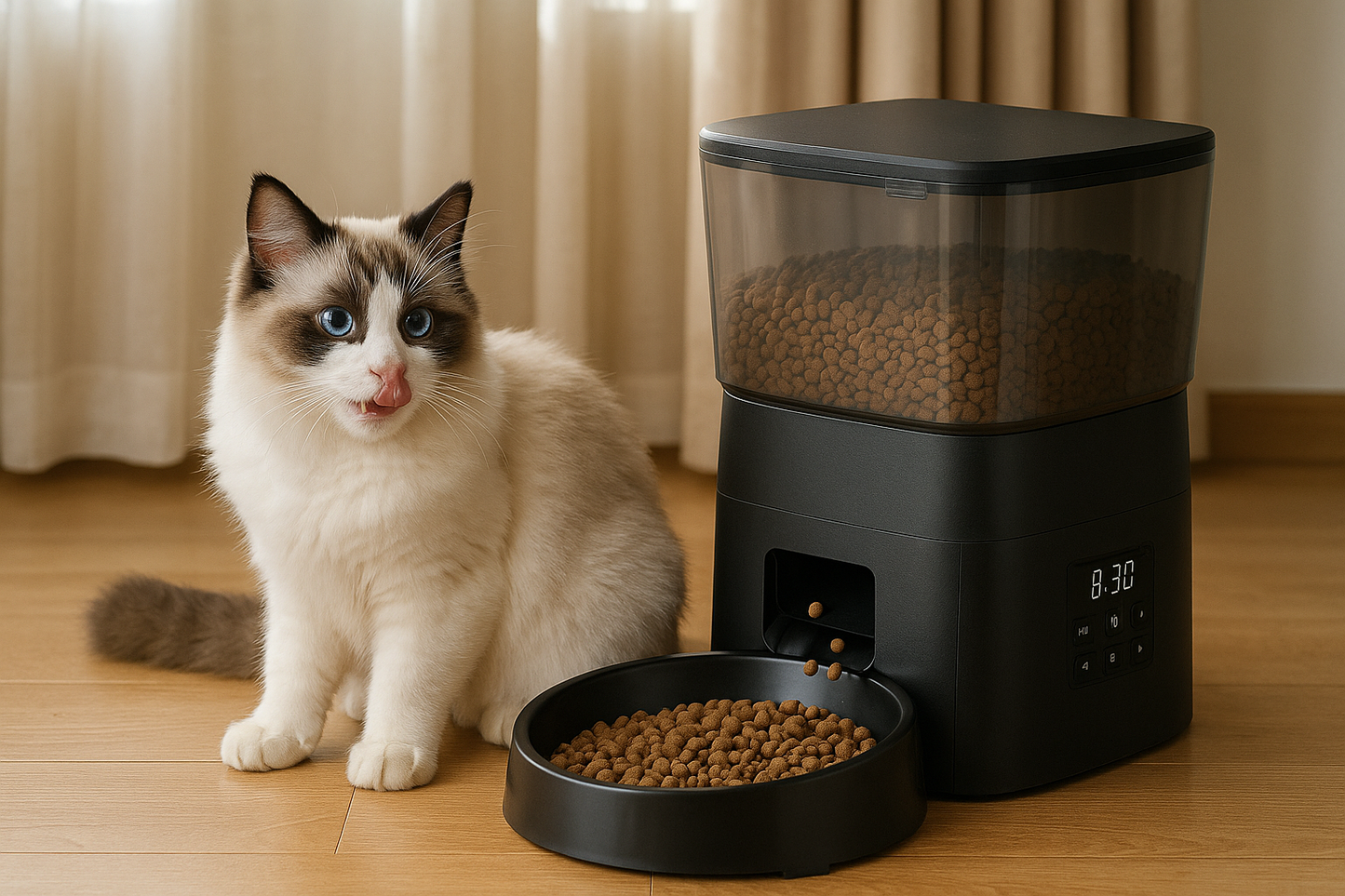 Automatic Pet Feeder Button Version